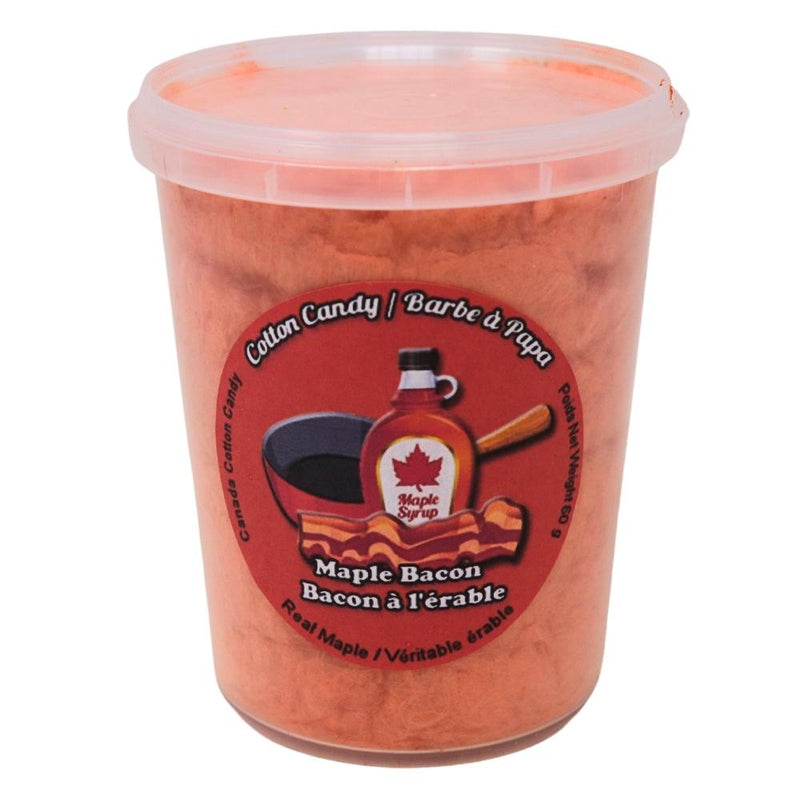 Cotton Candy Maple Bacon  - 60g, cotton candy, cotton candy maple bacon, maple bacon cotton candy
