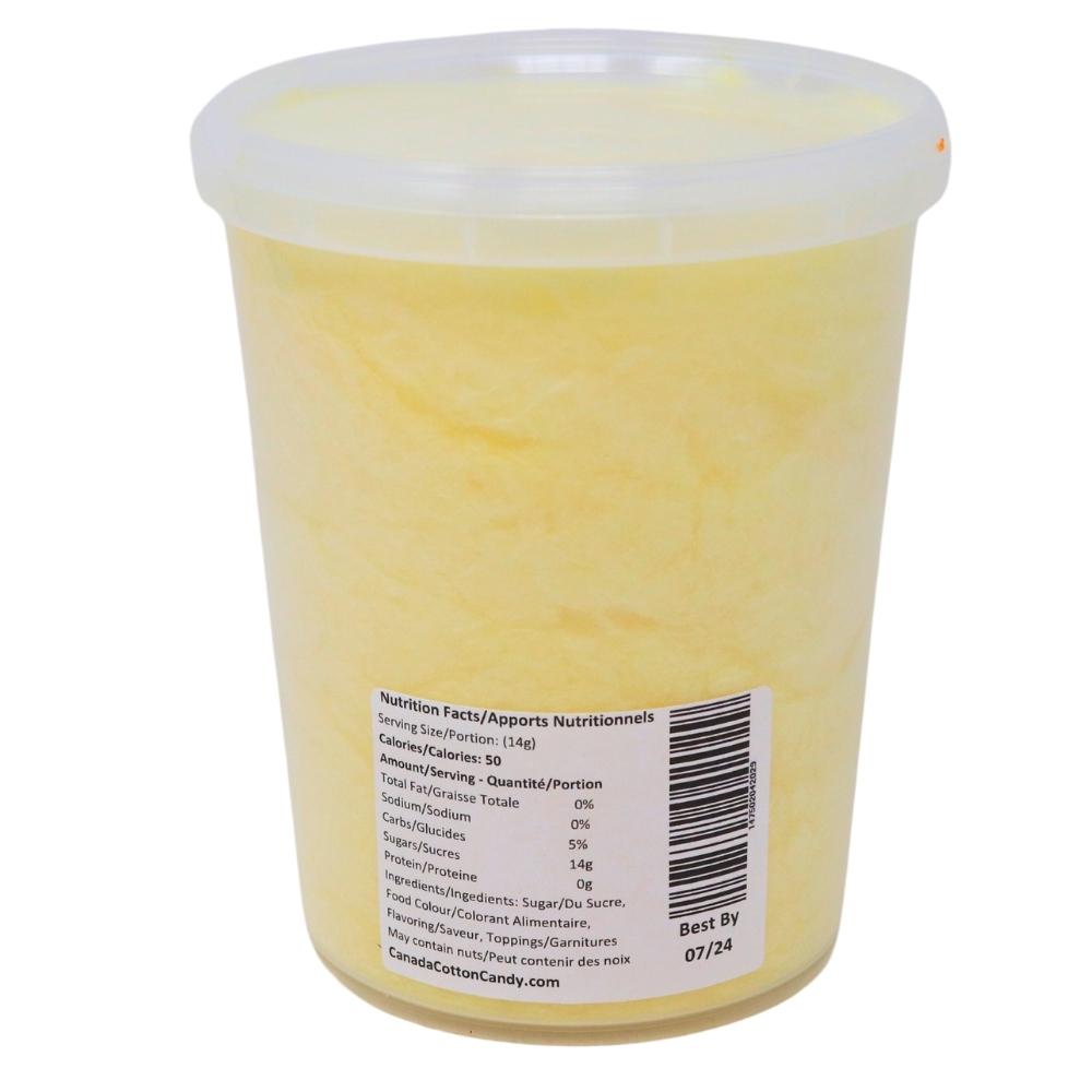 Cotton Candy Pina Colada  - 60g Nutrition Facts Ingredients, cotton candy, pina colada cotton candy, pina colada cotton candy