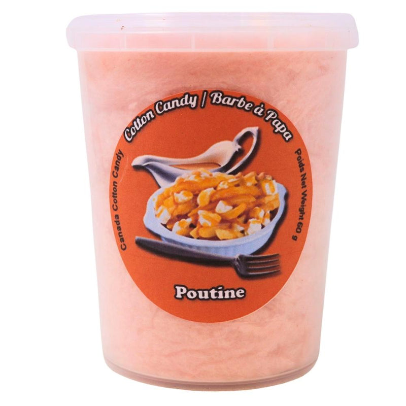 Cotton Candy Poutine  - 60g, cotton candy, cotton candy poutine, poutine cotton candy