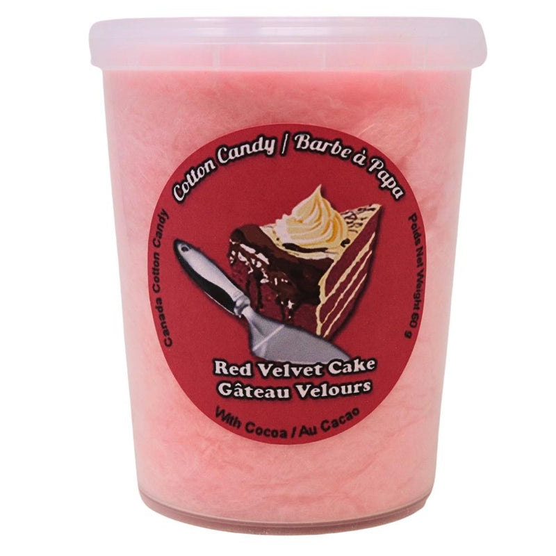 Cotton Candy Red Velvet Cake  - 60g, cotton candy, red velvet cake, cotton candy red velvet, red velvet cotton candy