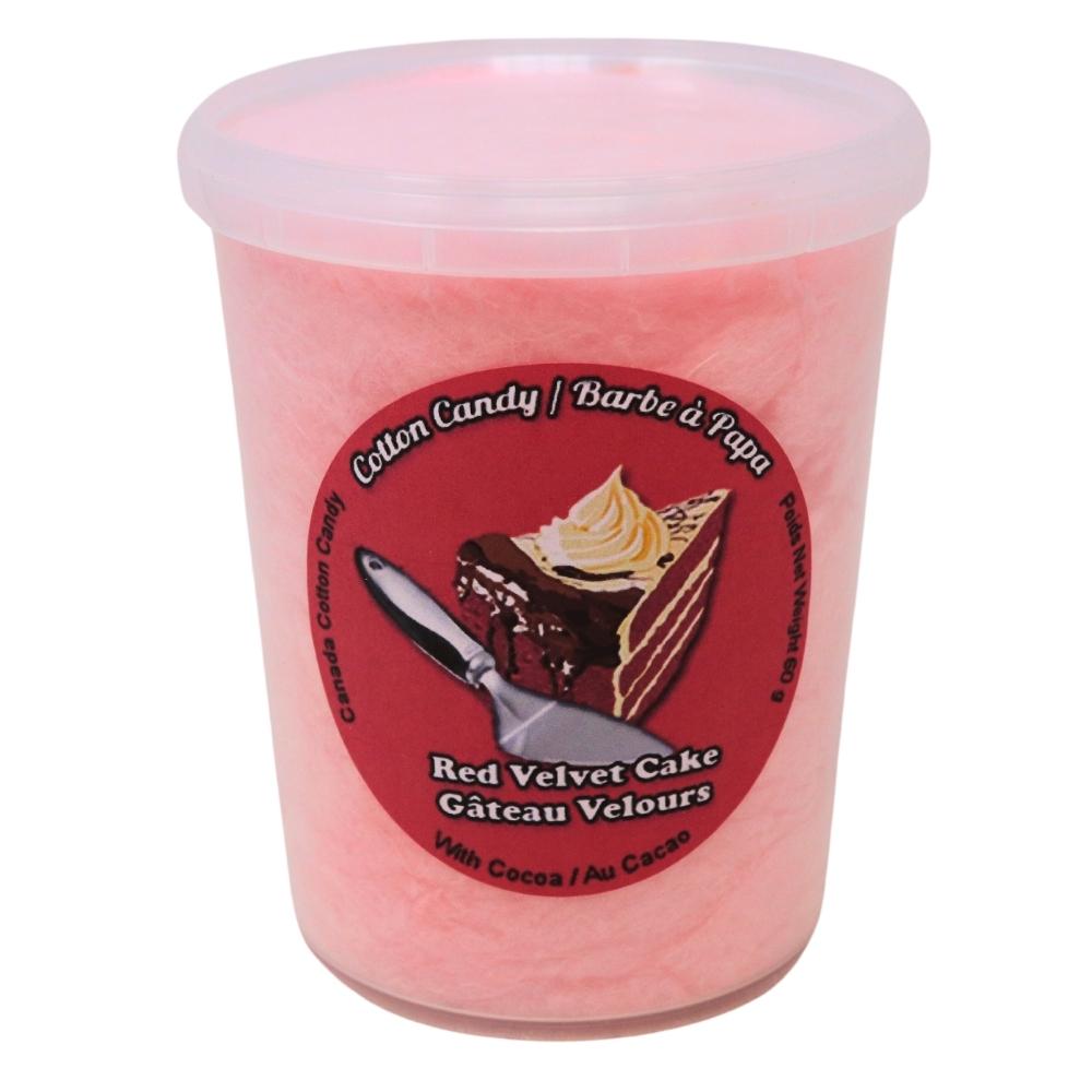 Cotton Candy Red Velvet Cake  - 60g, cotton candy, red velvet cake, cotton candy red velvet, red velvet cotton candy