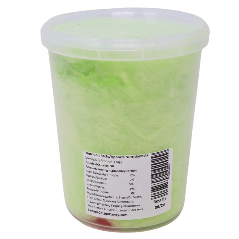 Cotton Candy Tequila - 60g ingredients Nutrition Facts - Cotton Candy - Cotton Candy Tequila - Canadian Candy - Canadian Cotton Candy
