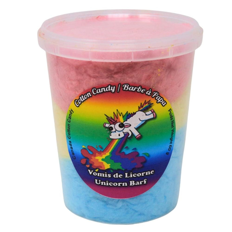 Cotton Candy Rainbow Unicorn Barf  - 60g, cotton candy, unicorn cotton candy, unicorn barf cotton candy