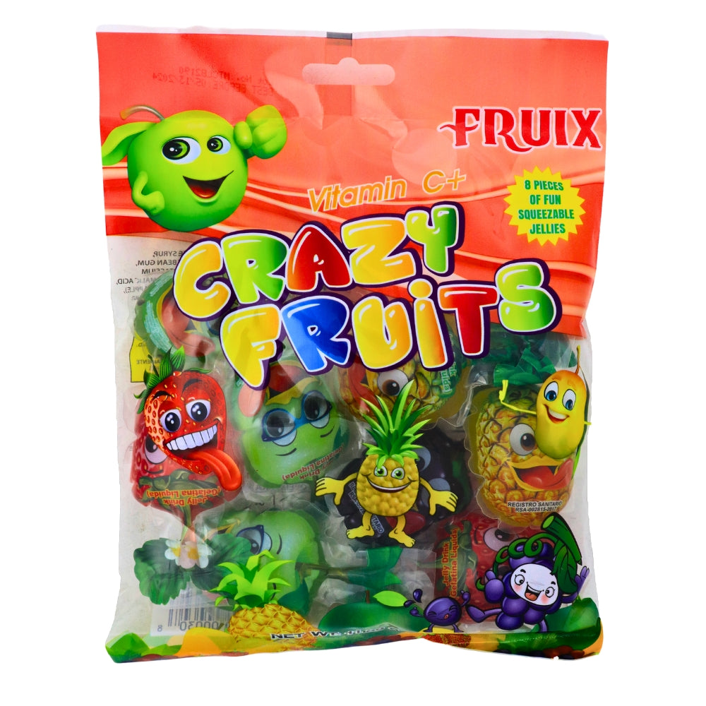 Fruix Crazy Fruits Jellies - 272g - Jellies - Jelly Candy - Fruity Candy - Fruit Candy - Fruit Jellies - Fruit Gummies - Fruit Gummy - Gummies - Gummy - Gummy Candy