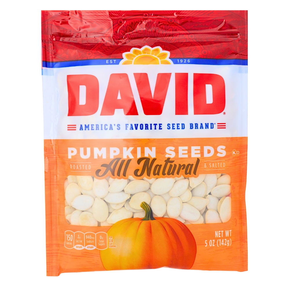 David Pumpkin Seeds5 oz. All Natural Since 1926 Candy Funhouse CA
