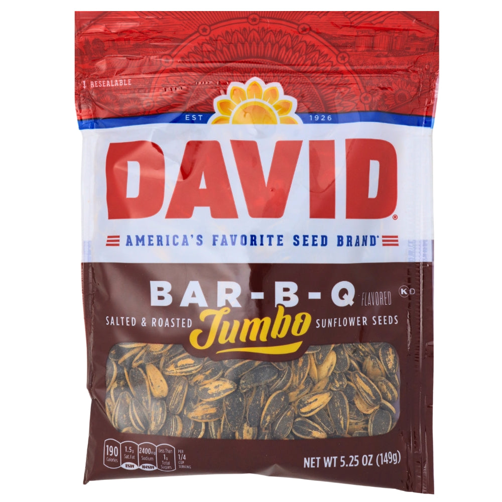 David BAR-B-Q Jumbo Sunflower Seeds – Candy Funhouse CA