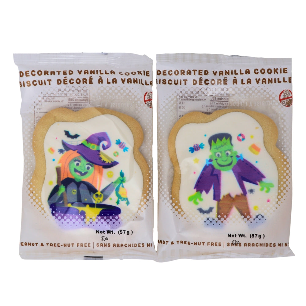 Halloween Treats Vanilla Cookies - 57g - Halloween - Halloween Candy - Party Favour - Sugar Cookies