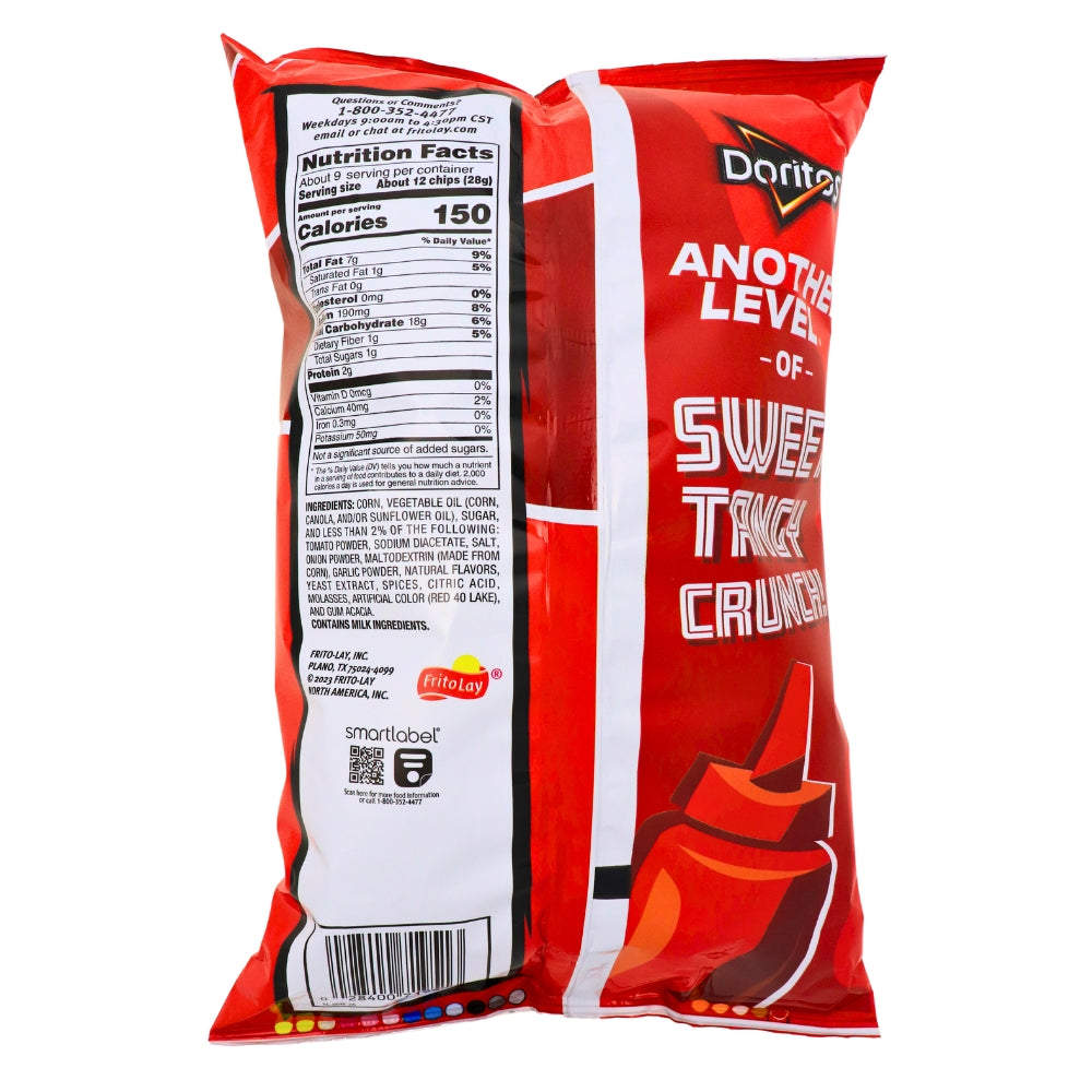 Doritos Tangy Ketchup - 9.25oz -Nutrition Facts - Ingredients - American Snacks