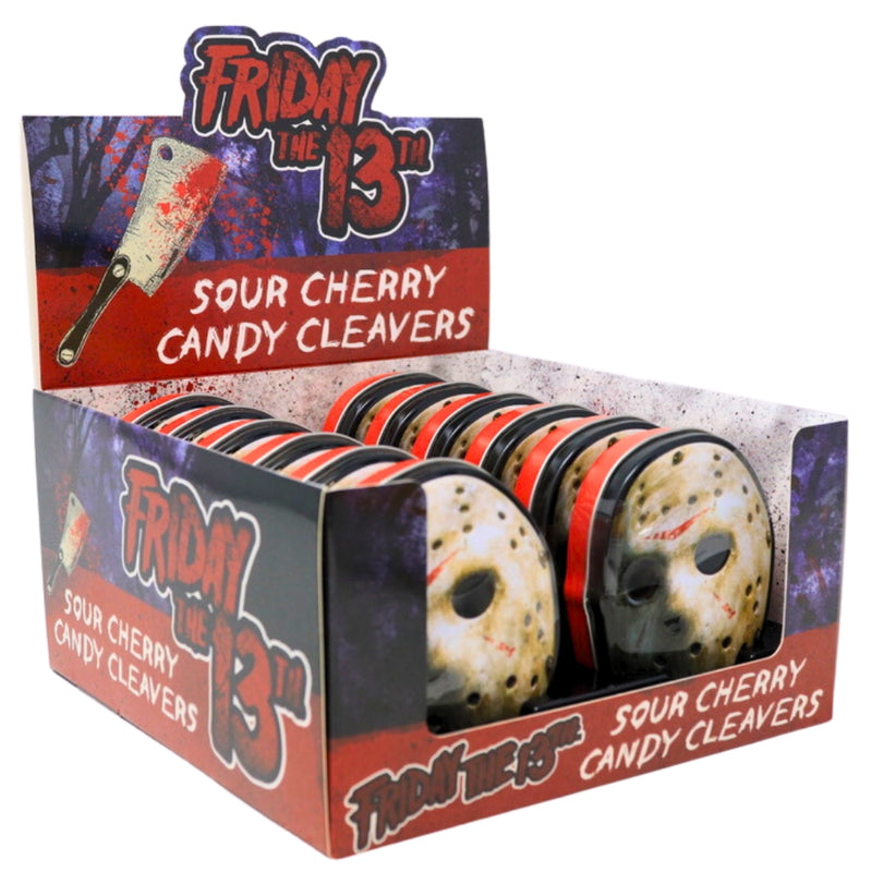 Boston America Friday the 13th Jason Mask - 1.2oz - Halloween Candy - Halloween Treats - Boston America - Boston America Candy - Candy Tin - Friday the 13th
