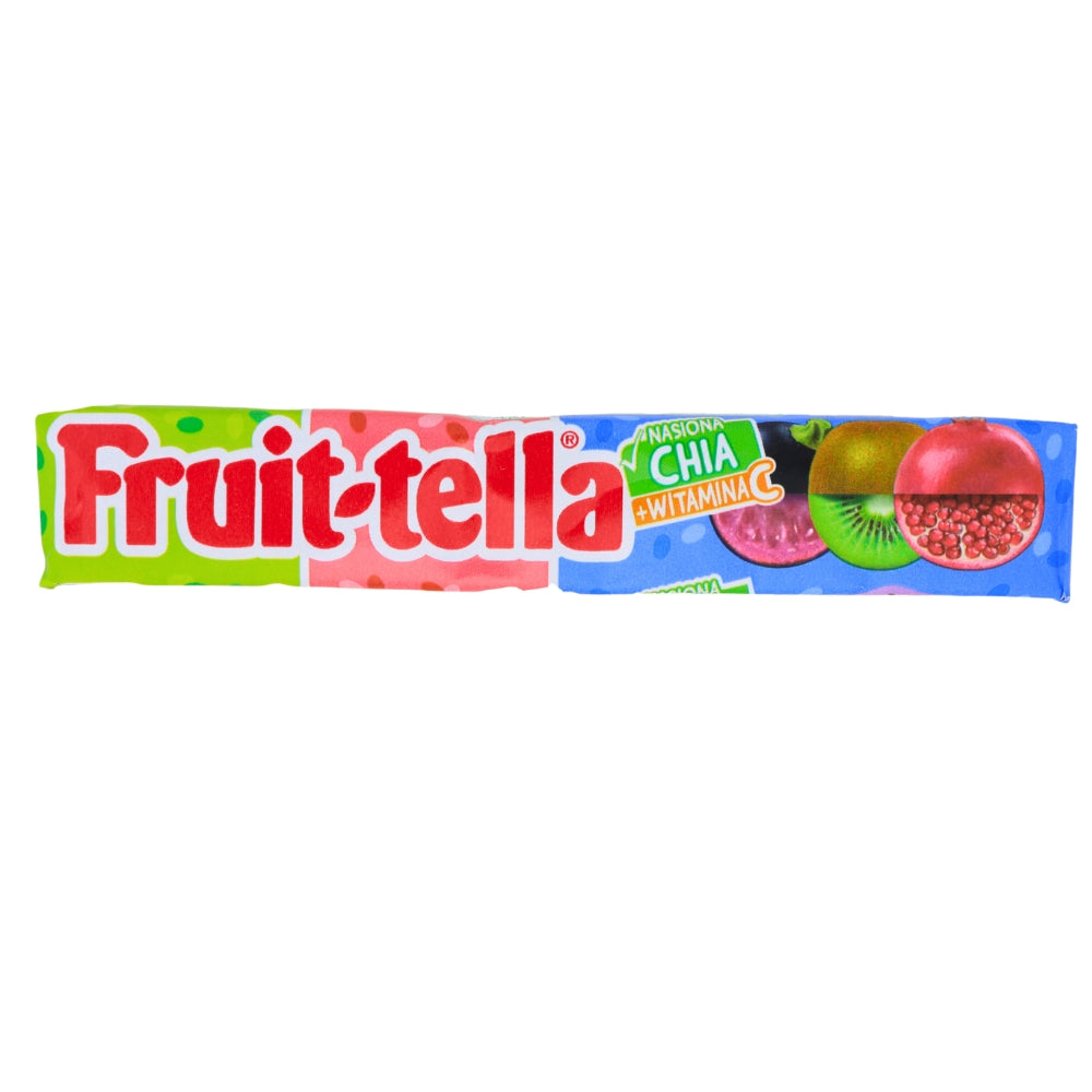 Fruit-Tella Super Mix with Chia Seeds - 41g -  fruit-tella candy - fruittella