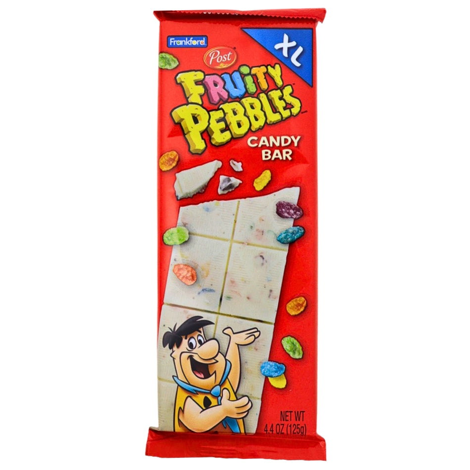 Fruity Pebbles Cereal Bar XL - 125g - Fruity Pebbles - White Chocolate - Chocolate Bar