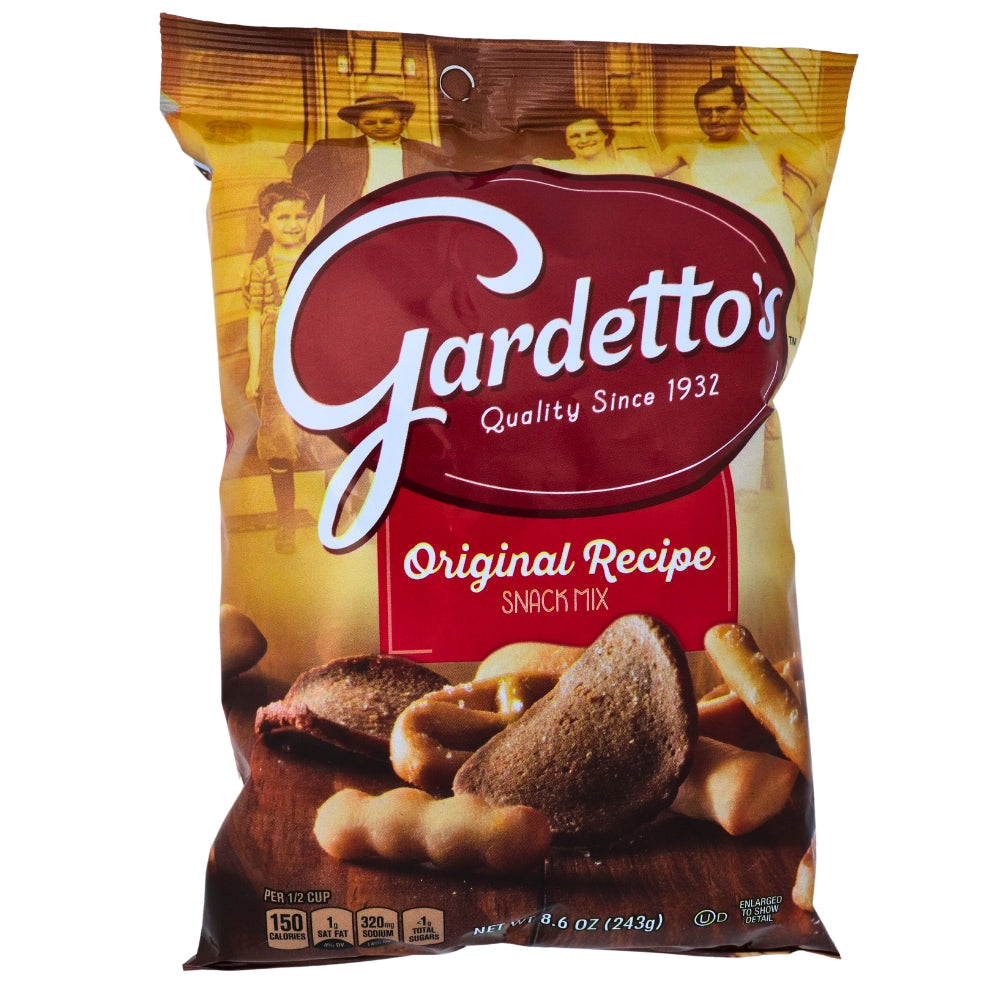 Gardettos Original Recipe Snack Mix - 8.6oz - Gardettos - Gardettos Original - Snack - Savoury Snack - Retro Candy 