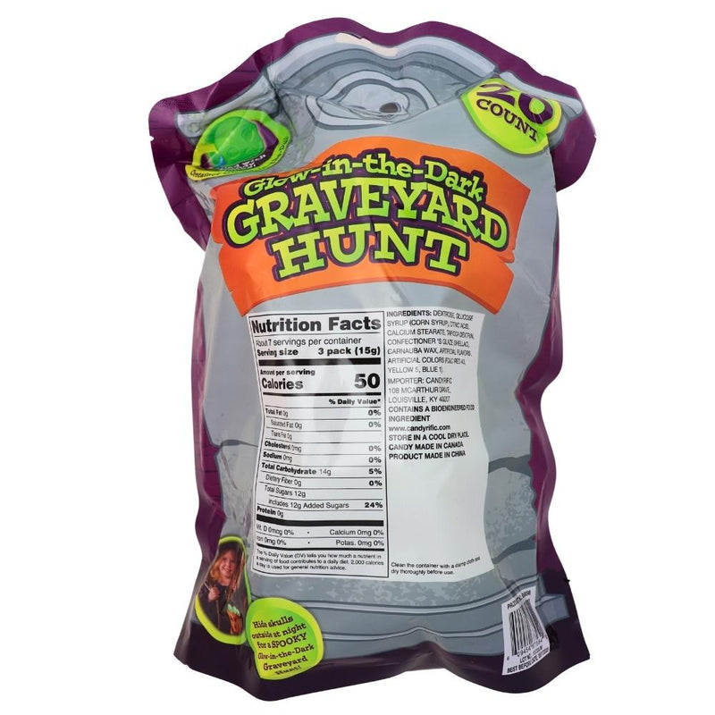 Halloween Glow in the Dark Halloween Graveyard Hunt 20ct - 100g