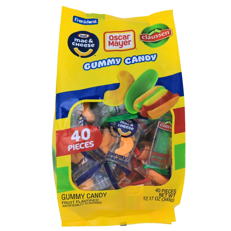 Kraft Heinz Assorted Gummy Bag 40ct - Frankford Candy - Kraft Heinz Gummies - Gummy Candy - Gummy Candies