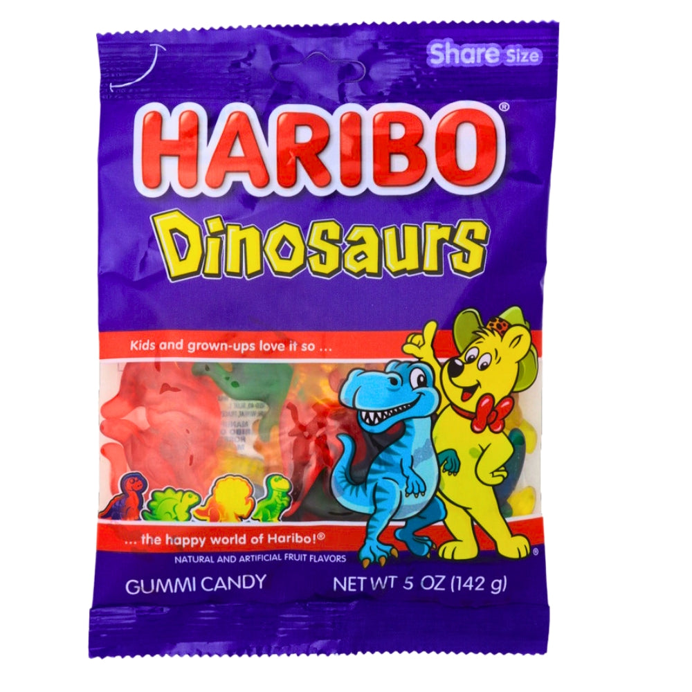 Haribo Dinosaurs Gummy Candy - 5oz
