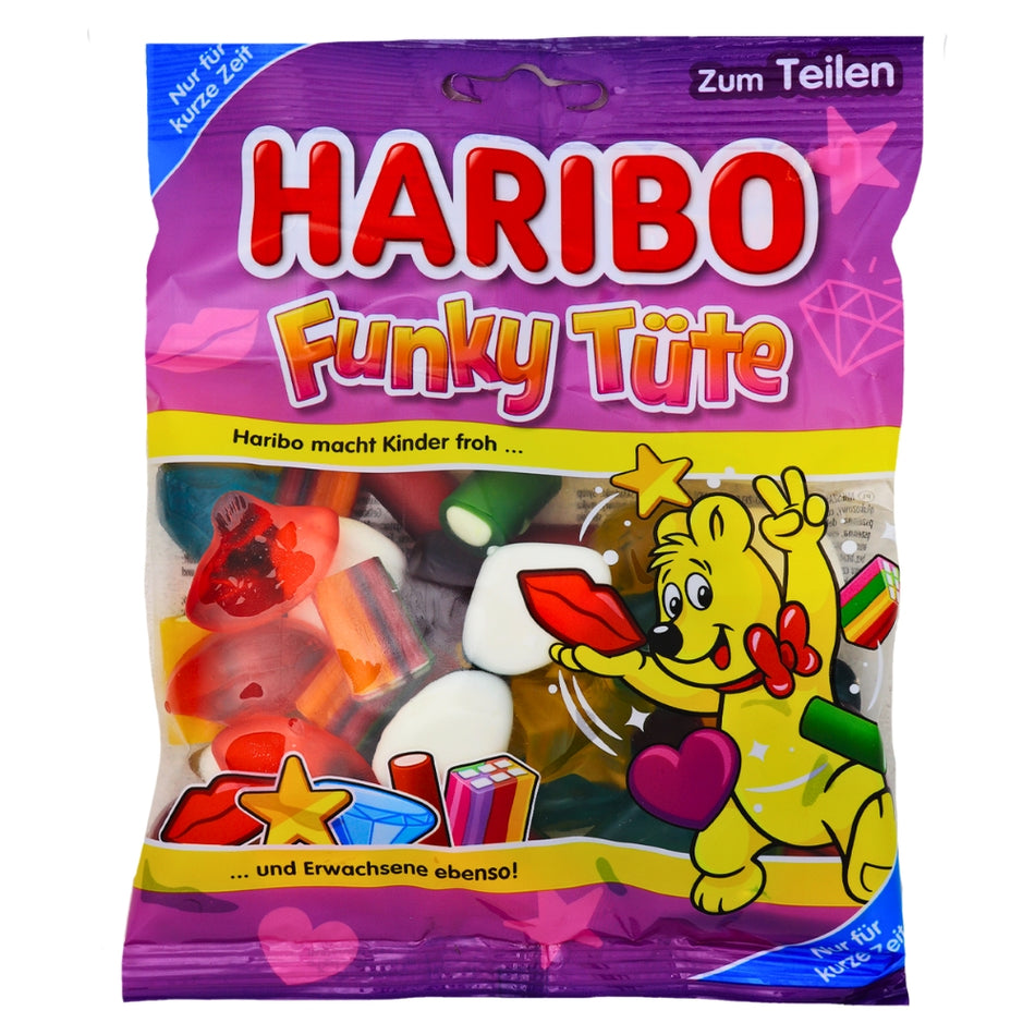 Hariibo Funky Tote - 175g - Haribo candy - Haribo - gummy candy - licorice candies - old fashioned candy - gummy 