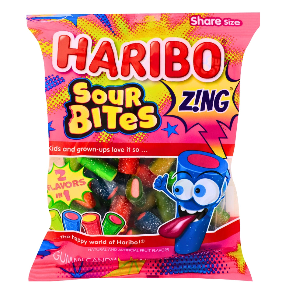 Haribo Sour Bites Zing Candy - 4.5 oz.