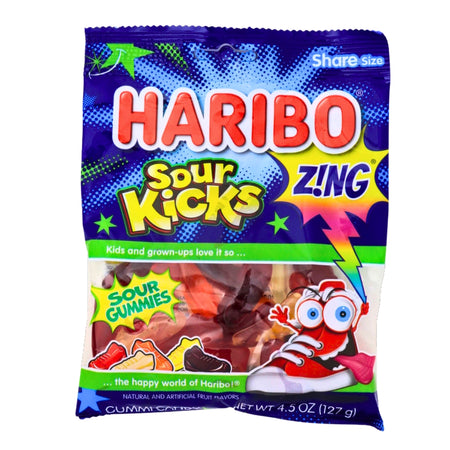 Haribo Zing Sour Kicks - 4.5oz