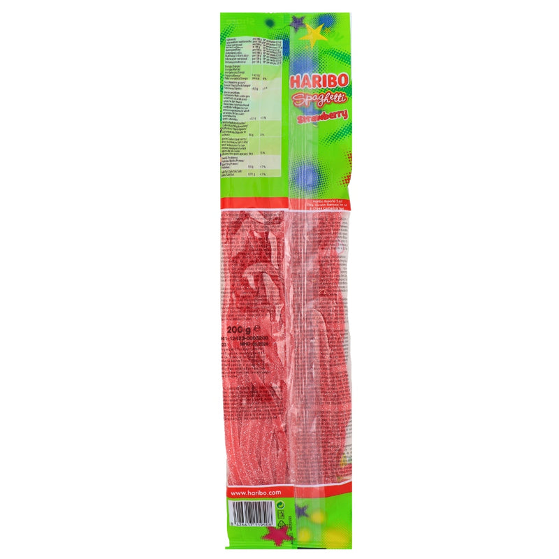 Haribo Spaghetti Strawberry - 200g - Haribo Candy - Chewy candy - old fashioned candy - gummy bear