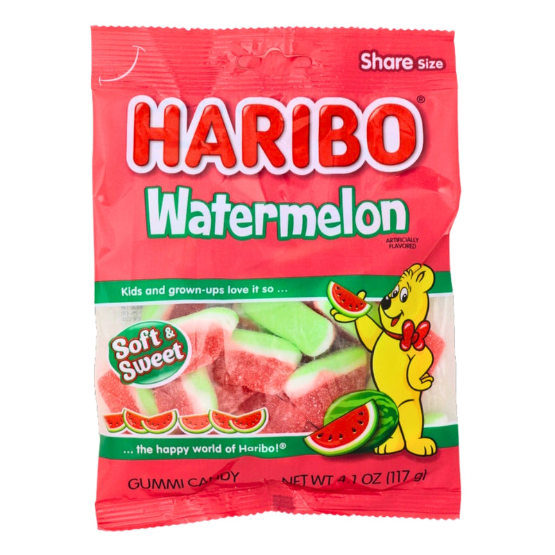 Haribo Watermelon Gummi Candy - 4.1oz