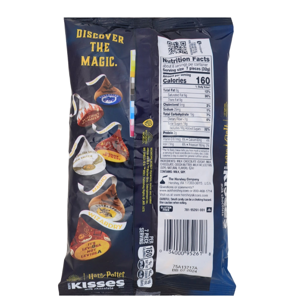 Harry Potter Hershey's Kisses -9.5oz - Nutrition Facts - Ingredients
