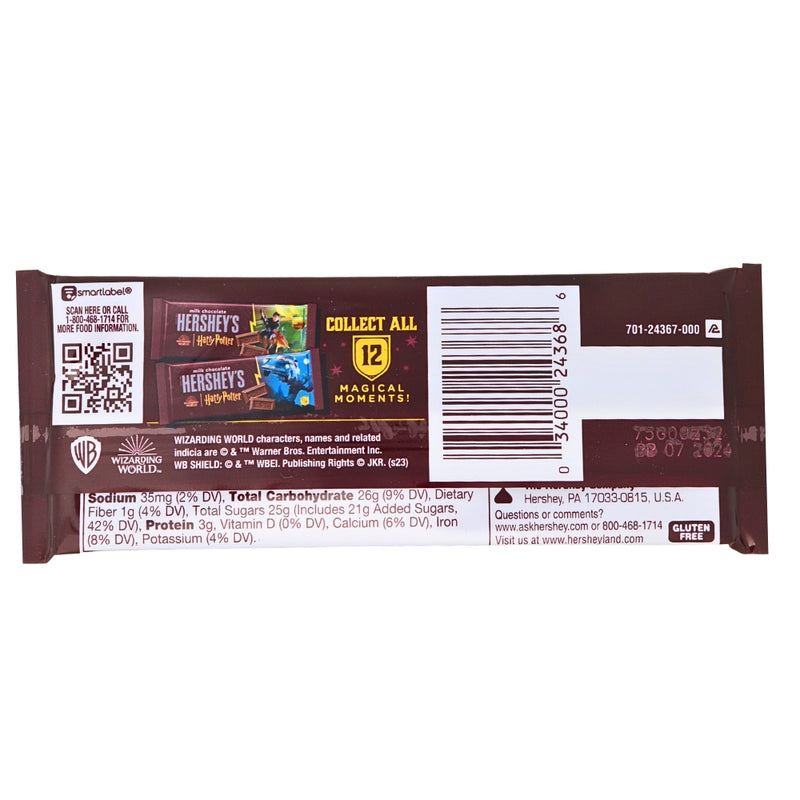 Harry Potter Milk Chocolate Bar - Harry Potter - Harry Potter Chocolate - Hershey's Chocolate
