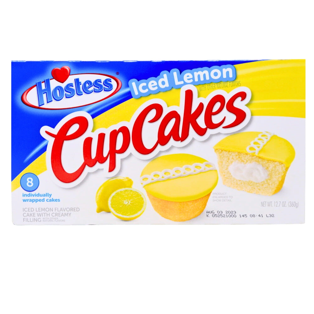 Hostess Iced Lemon Cup Cakes - American Snacks