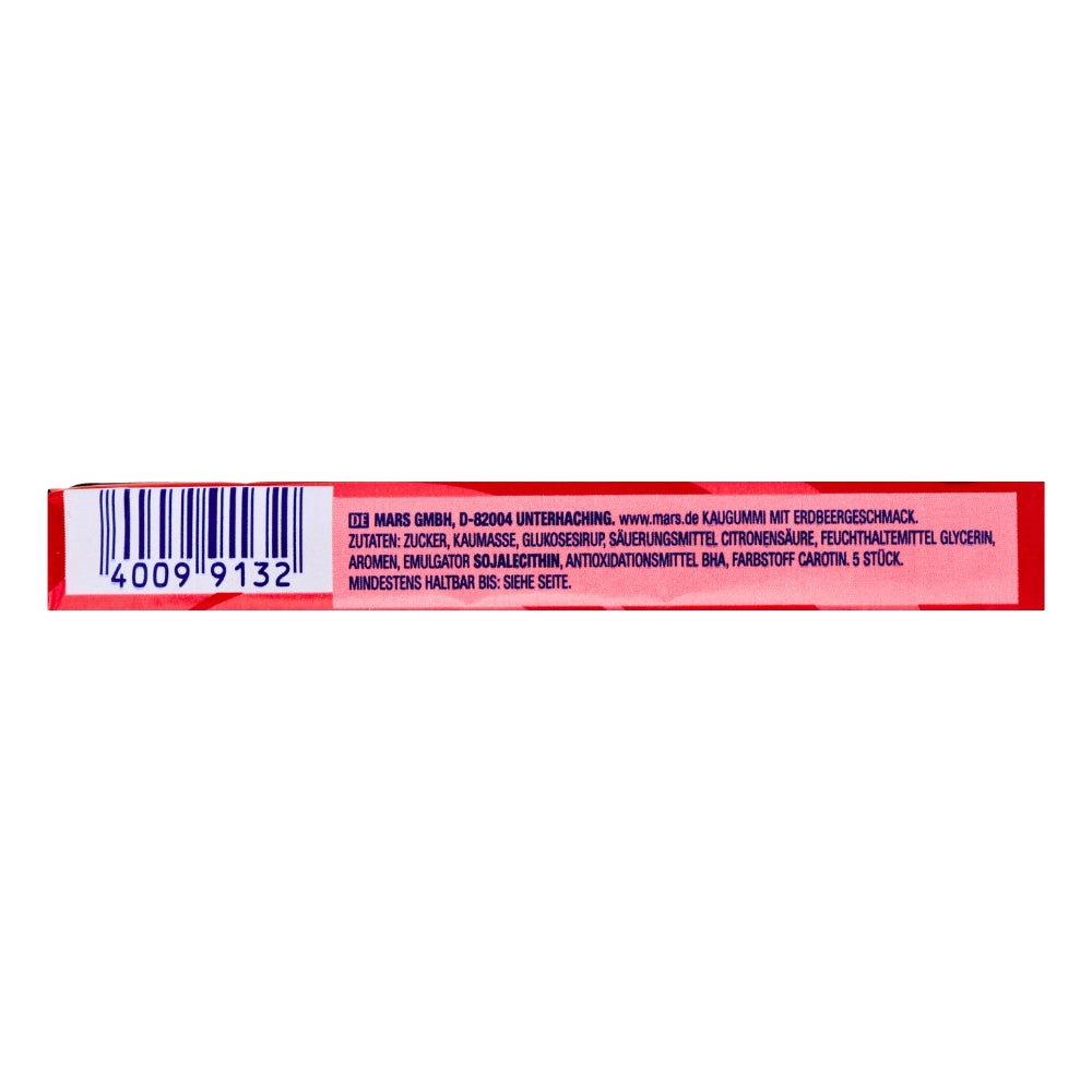 Hubba Bubba Strawberry Bubble Gum- 35g Nutrition Facts- Ingredients