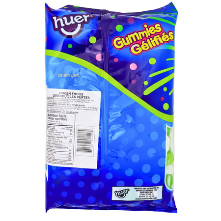 Huer Green Frogs Gummy Candy - 1kg Nutrition Facts Ingredients