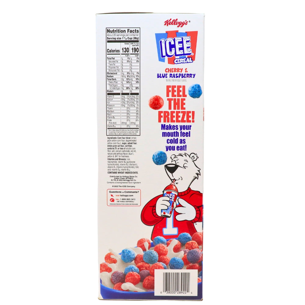 ICEE Cereal Big Double - 748g Nutrition Facts Ingredients