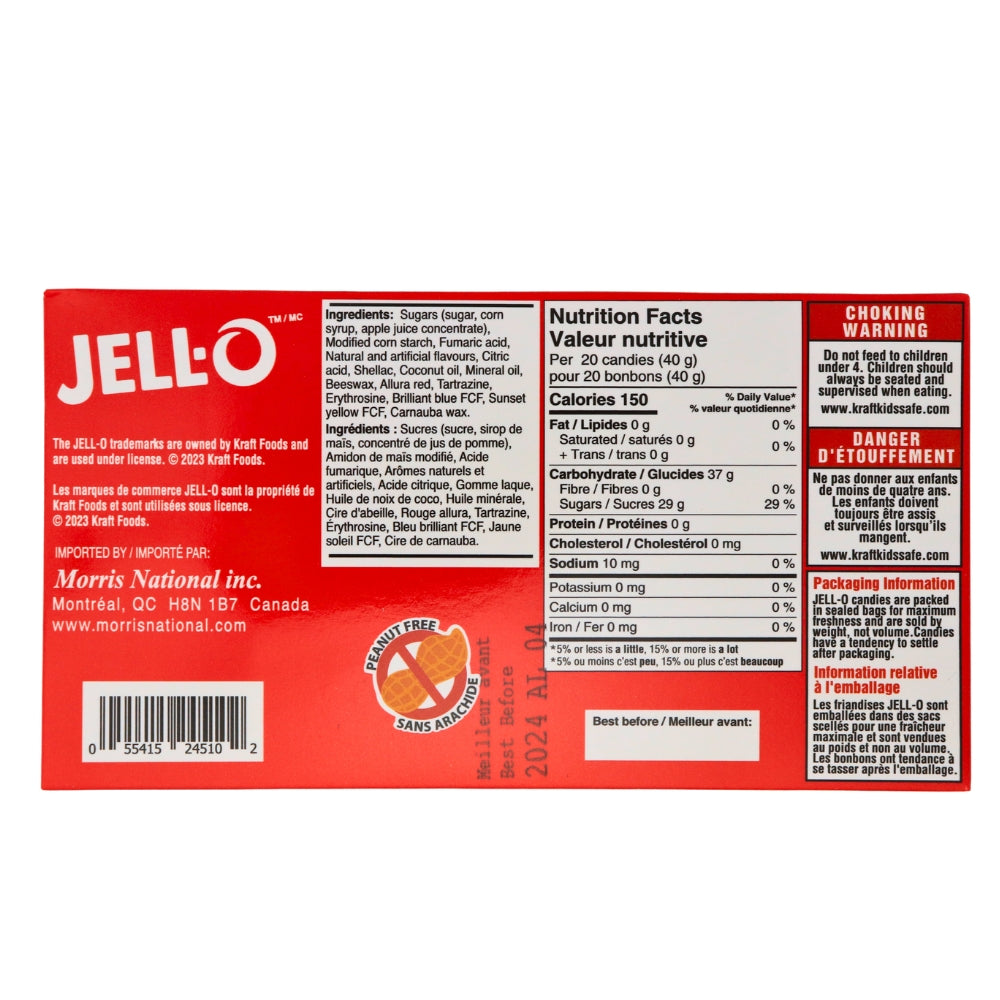 Jell-O Super Mix - 120g Nutrition Facts - Ingredients
