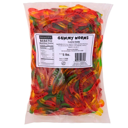 Kervan Worms Gummy Candy-Halal Candy Nutrition Facts - Ingredients