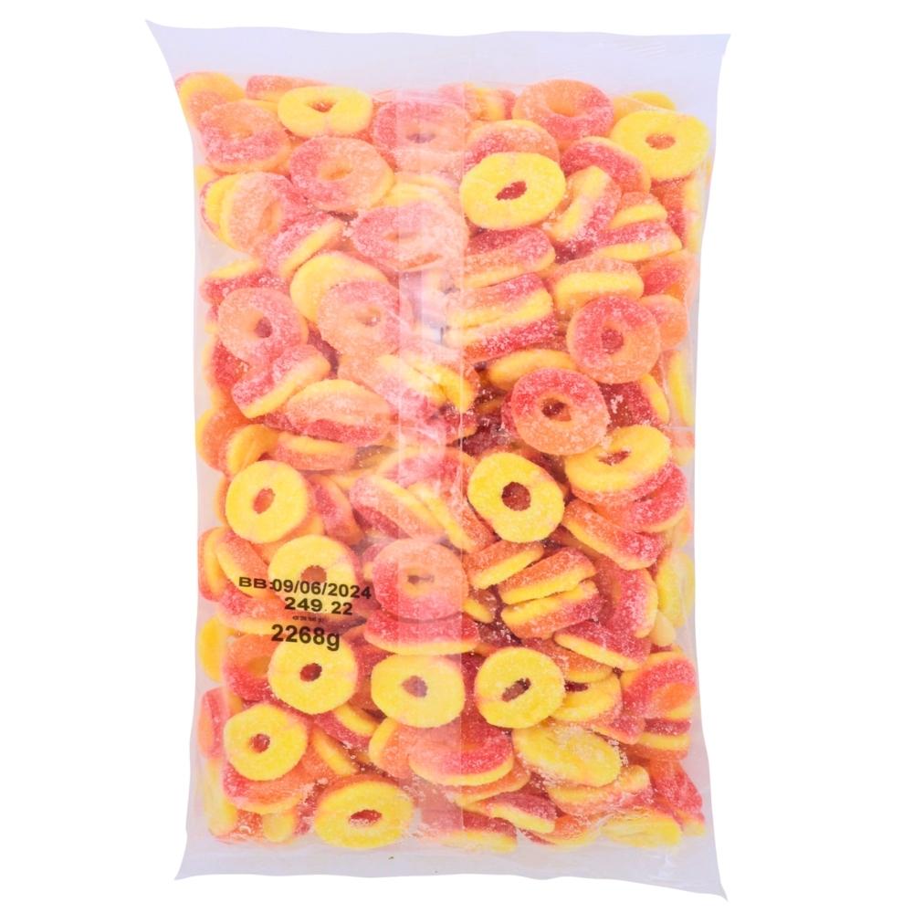 Kervan Peach Rings Gummy Candy-Halal