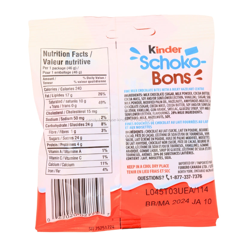 Kinder Schoko Bons Share Bag - 46g