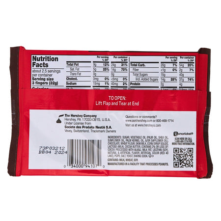 Kit Kat Duos Strawberry and Dark Chocolate - 3oz Nutrition Facts Ingredients - Kit Kat - Kit Kat Chocolate - Kit Kat Chocolate Bar - Kit Kat Dark Chocolate - Kit Kat Dark Chocolate Bar - Kit Kat Strawberry and Dark Chocolate - Kit Kat Strawberry - Kit Kat Strawberry and Dark Chocolate Bar