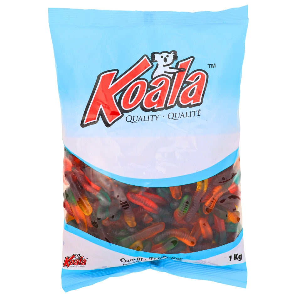 Koala Gummi Worms Candies-1 kg | Bulk Candy Canada