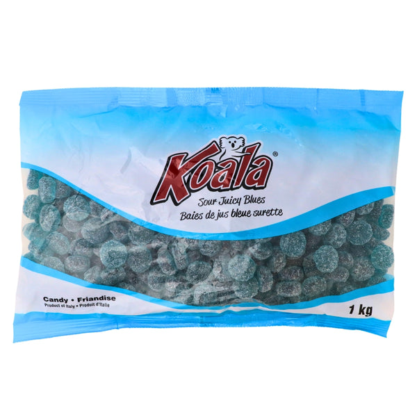 Koala Sour Juicy Blues Candies - 1 kg