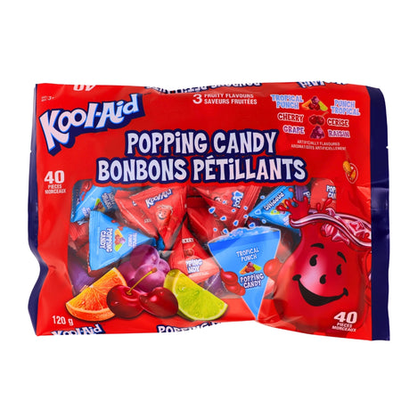 Kool Aid Popping Candy 40ct - 120g - Kool-Aid Popping Candy - Flavourful Fun - Burst of Fruity Joy - Pocket-Sized Party - Popping Greatness - Bold Flavours - Fruity Delight - Candy Adventure - Snack Time Pop - Smile and Pop