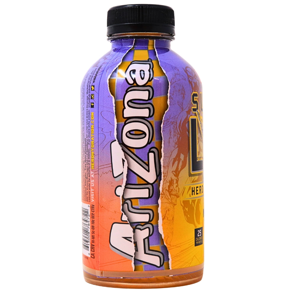 Arizona Marvel Super LXR Hero Hydration Peach Mango Drink – Candy Funhouse  CA