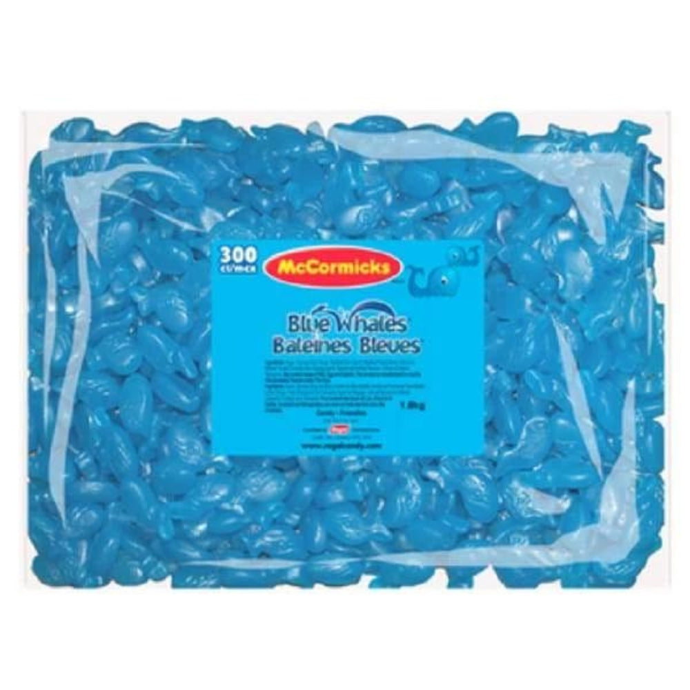 McCormick's Blue Whales Candy - 1.8 kg Nutrition Facts Ingredients