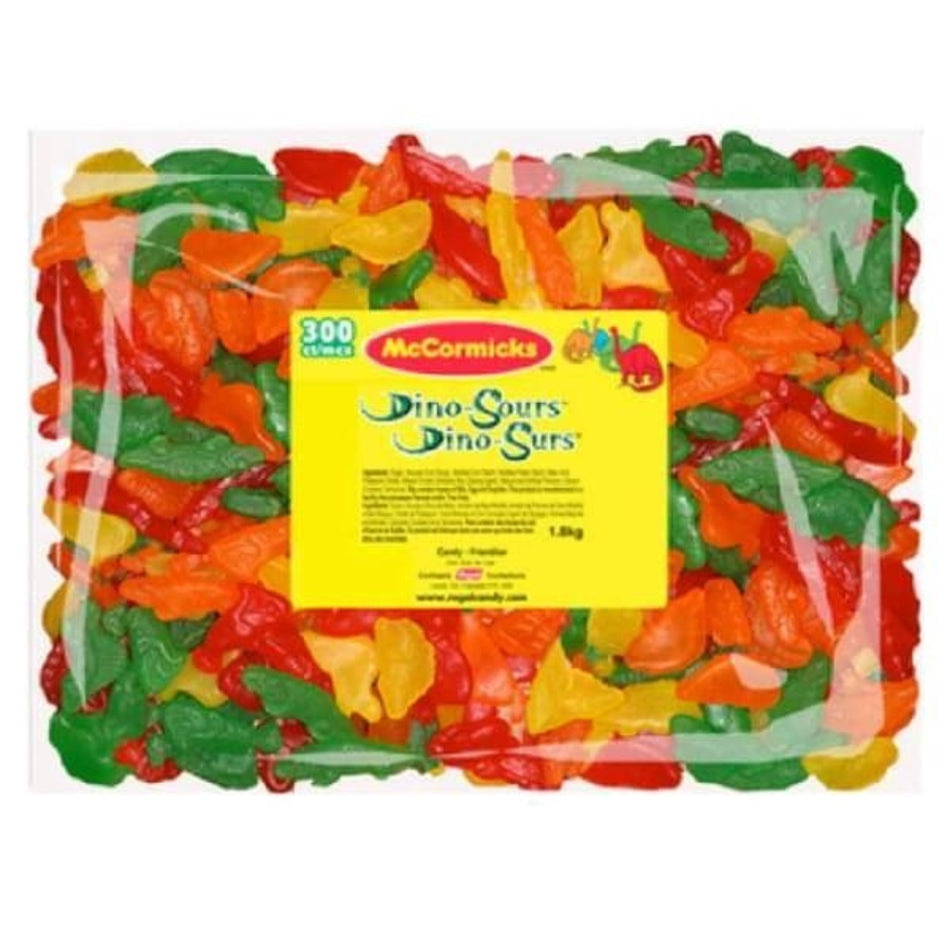 McCormick's Dino-Sours Candy - 1.8 kg Nutrition Facts Ingredients