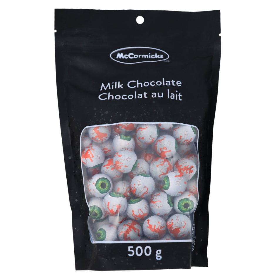 McCormicks Milk Chocolate Eyeballs - 500g - McCormicks Milk Chocolate Eyeballs - Halloween candy delight - Chocolate eyeballs for sweets lovers - Spooky candy treats - Fun and delicious chocolate - Creamy milk chocolate candies - Halloween party sweets - Hauntingly good chocolate - Candy for themed celebrations - Spooky season treats - McCormicks - McCormicks Chocolate - Halloween Candy - Halloween Chocolate 
