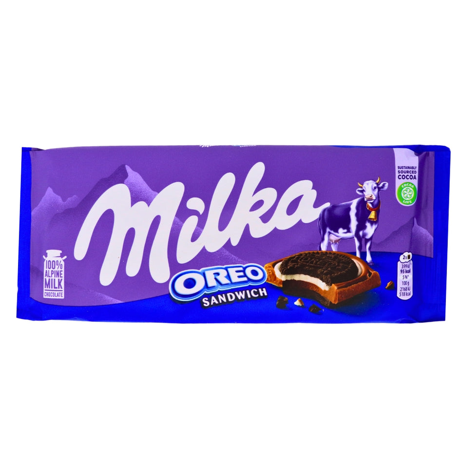 Milka Oreo Sandwich Chocolate Bars - 92g
