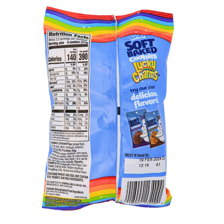 Pillsbury Soft Baked Mini Lucky Charms - 3oz - Nutrition Facts - Ingredients - American Snacks
