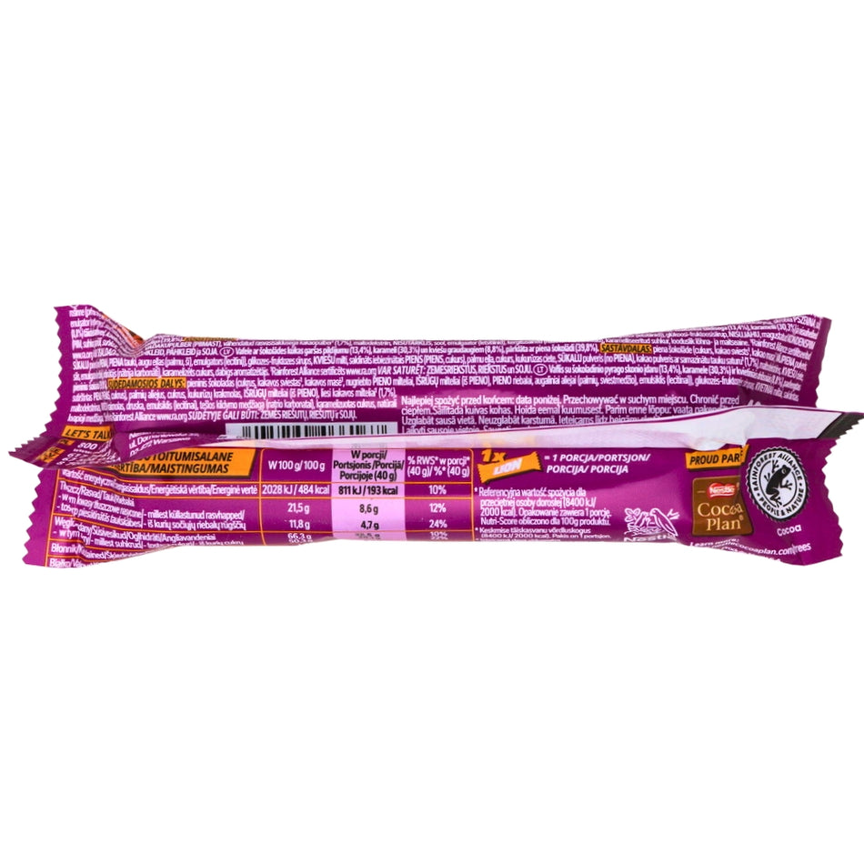 Lion Brownie Style - 40g Nutrition Facts Ingredients