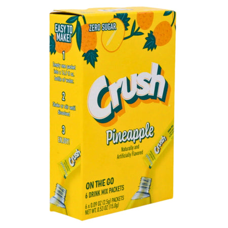 Crush Singles To Go Pineapple Drink Mix - 15g