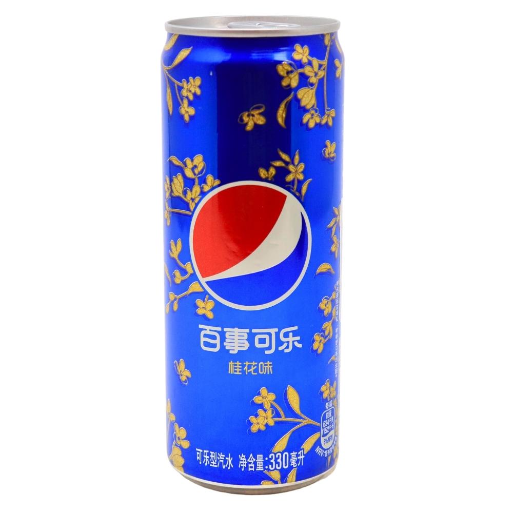 Pepsi Osmanthus (China) - 330mL - Pepsi Osmanthus China - Floral Fantasy - Fizz and Flavour - Aromatic Bliss - Cola and Osmanthus - Fragrant Escape - Refreshing Escapade - Osmanthus Magic - Floral Companion - Extraordinary Soda