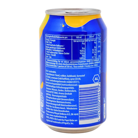 Pepsi Twist - 330mL Nutrition Facts Ingredients