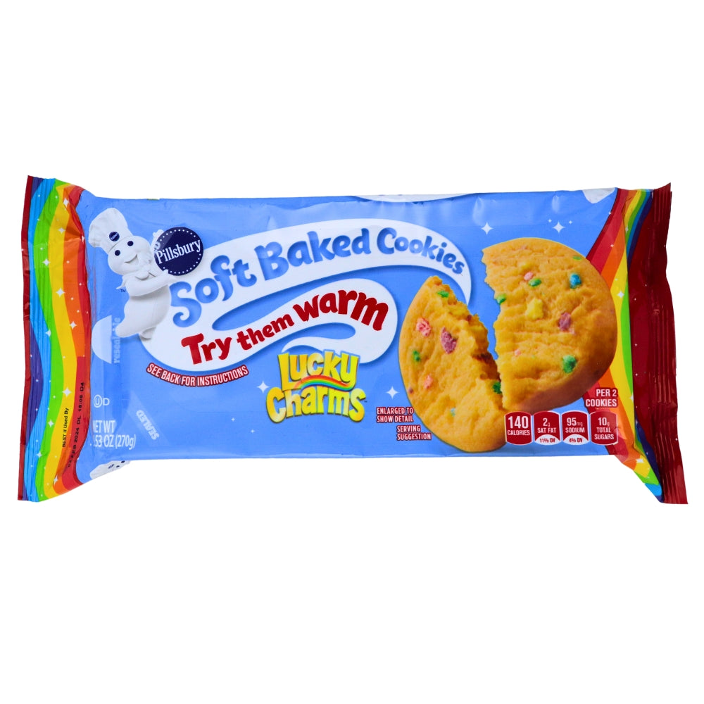 Pillsbury Lucky Charms Family Size Cookies - American Snacks