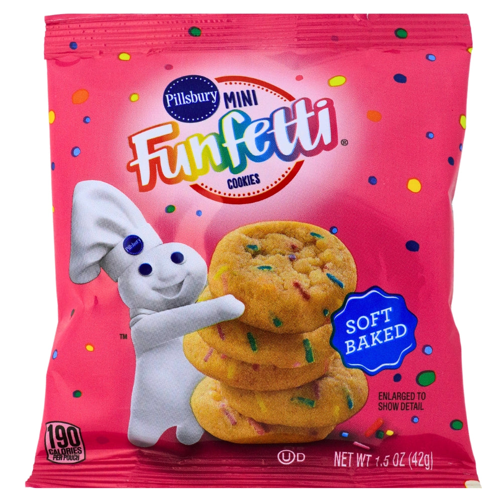 Pillsbury Soft Cookies Funfetti - 1.5oz